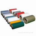 Color-painted aluminum coil